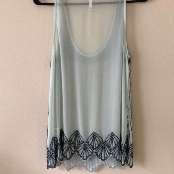 Beaded sheer tank - Picture 4 of 5